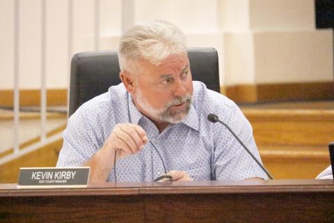 Assistant County Manager Kevin Kirby said immediate action was needed on wastewater infrastructure concerns in Ellisville. (JAMIE WACHTER/Lake City Reporter)