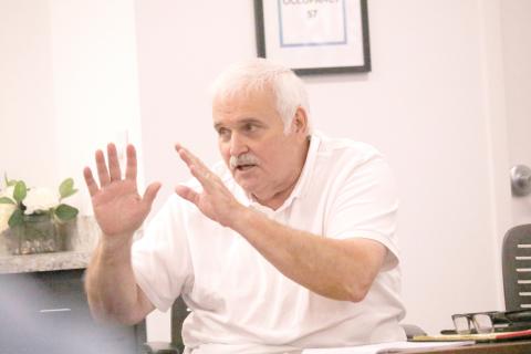 Dale Williams, a consultant for the North Florida Water Utilities Authority, requested funding from Columbia and Suwannee counties to operate the fledling authority in the next fiscal year. (FILE)
