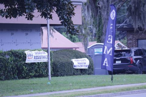 The Federal Emergency Management Agency has opened a Disaster Recovery Center at the old Lake City Reporter building to help those impacted by Hurricane Debby. (JAMIE WACHTER/Lake City Reporter)