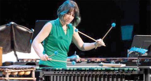 Andrea Venet, a marimbist, will perform Saturday with percussion students from the University of North Florida at the first Friends of Music concert of the 2024-25 season. (COURTESY)