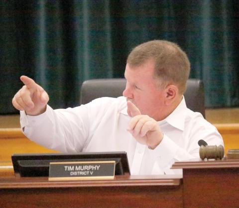 Commissioner Tim Murphy made the motion two weeks ago to reduce the increase to the county’s fire protection assessment. (FILE)