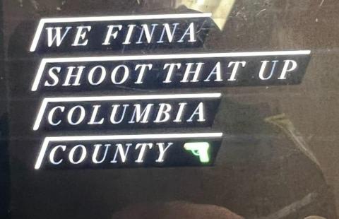 Christopher Smith Jr., a 17-year-old Fort White High student, was arrested Monday after posting this school threat on his Instagram account. (COURTESY)