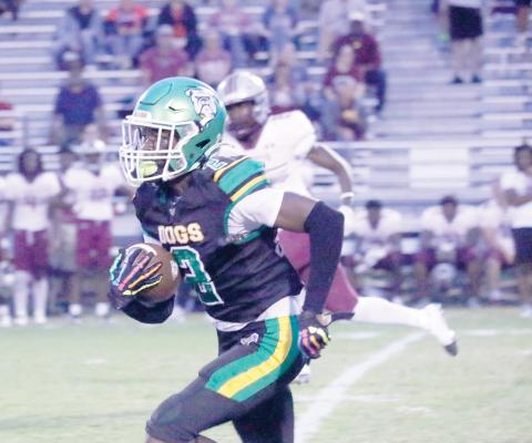 Suwannee running back JaDarius Horne is one of the banged-up Bulldogs who could be missing from the secondary Friday. (JAMIE WACHTER/Lake City Reporter)