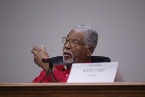 NFWUA board member Ron Williams speaks during the North Florida Water Utilities Authority’s Wednesday meeting. (JAMIE WACHTER/Lake City Reporter)