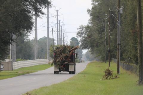Columbia County is seeking out certified contractors to help out with debris cleanup after Hurricane Helene. (FILE)
