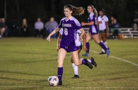 Columbia's Niki Sossie was voted the LCR Athlete of the Week for nov. 18-23. (BRENT KUYKENDALL/Lake City Reporter)