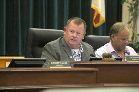 County Commission Chairman Tim Murphy, who previously served on the Lake Shore Hospital Authority board, said he feels the LSHA is ‘taxation without representation’ since it is a governor-appointed board. (MORGAN MCMULLEN/Lake City Reporter)
