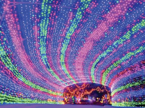 The Suwannee Lights drive-through lights exhibit features more than 12 million lights and has added new displays this year. Suwannee Lights opens Friday and will be open daily through Dec. 30 at the Spirit of the Suwannee Music Park. (COURTESY)