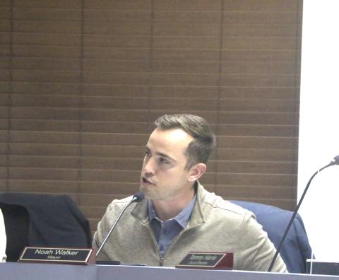 Lake City Mayor Noah Walker said the strategic plan from Serafin would be great for the city. (MORGAN MCMULLEN/Lake City Reporter)