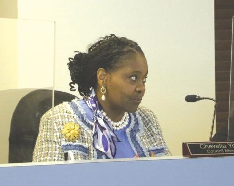 Lake City Councilwoman Chevella Young pushed for the city to increase its funding for the Emergency Home Repair Program. (MORGAN MCMULLEN/Lake City Reporter)