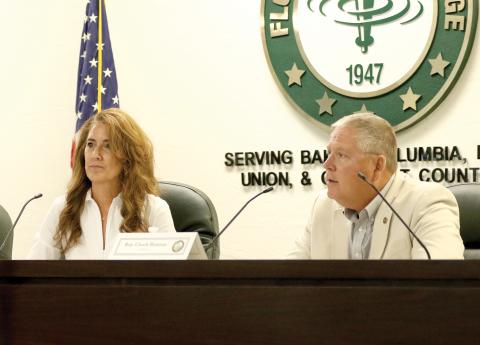 Sen. Jennifer Bradley (left) and Rep. Chuck Brannan will meet with local officials and residents Wednesday at Florida Gateway College to hear any proposals or opinions on state issues heading into this year’s legislative session. (FILE)