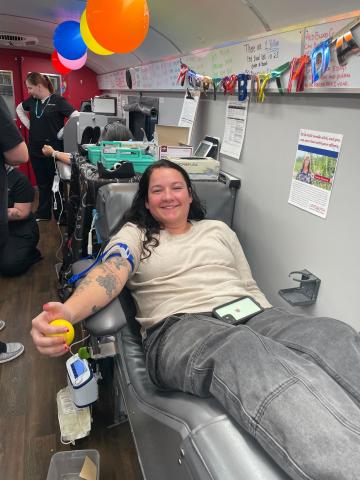 Blood donors with LifeSouth Community Blood Centers will receive a sweatshirt for donating in January, National Blood Donor Month. (COURTESY)