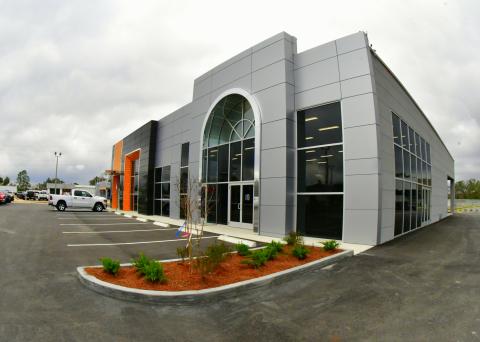 The new Walt’s Chrysler Dodge Jeep Ram dealership opened this weekend in Live Oak on U.S. Highway 129 adjacent to the Walt’s Live Oak Ford lot. (ROB WOLFE/Special to the Reporter)