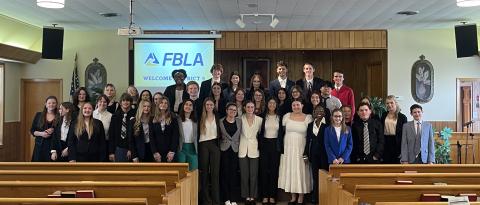 Lafayette FBLA qualified its largest contingent — 31 members — for the state conference during the district competition Jan. 15 at the First Methodist Church in Mayo. (COURTESY)