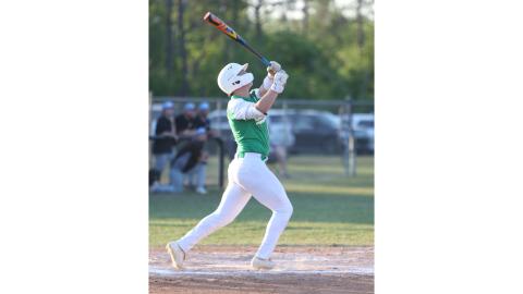 Suwannee's Jace Moran hits a home run last season. (FILE)