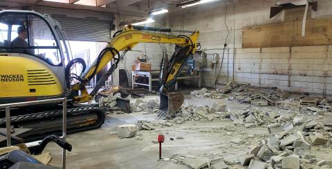 RIVEROAK Technical College’s welding laboratory is being renovated with state funding from the Workforce Development Capitalization Incentive Grant Program. The $965,000 in upgrades will include new booths and better ventilation. (COURTESY)