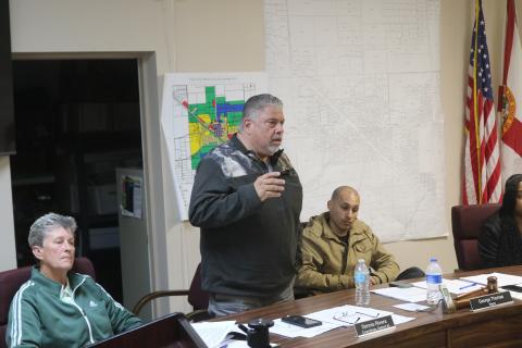 Dennis Rivera resigned his seat on the Fort White Town Council amid concerns about the town’s appointment process. (TONY BRITT/Lake City Reporter)