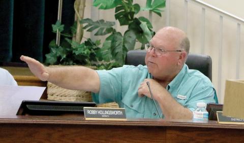 Columbia County Commissioner Rocky Ford voted against the Land Development Regulations change on RV parks, saying it was picking ‘winners and losers,’ favoring those already in place. (MORGAN MCMULLEN/Lake City Reporter)