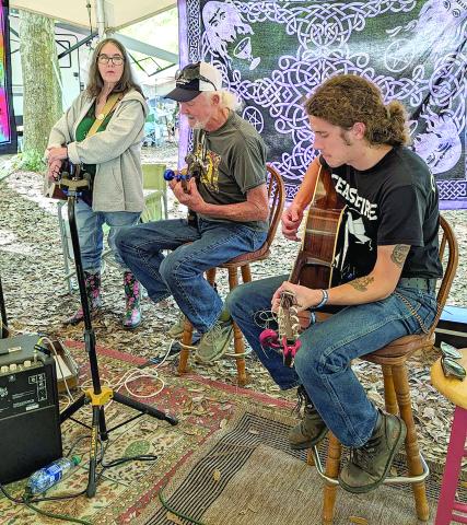 Quartermoon is one of the many bands set to perform this weekend at the seventh annual Suwannee Spring Reunion. Quartermoon will also be hosting a ground pickin’ party throughout the festival at the Bill Monroe Shrine. (COURTESY)