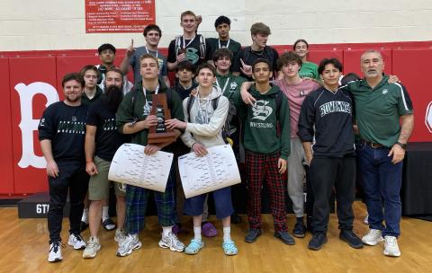 Suwannee's boys wrestling team won the Region 1-1A IBT title against on Saturday. (COURTESY)