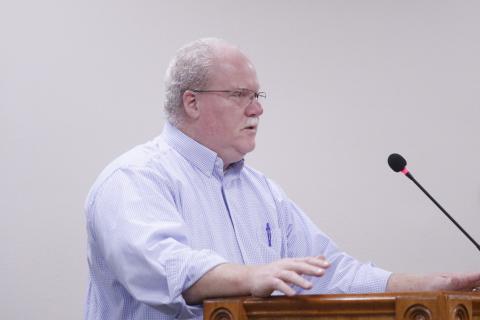 Shannon Roberts with the Suwannee County administration talked about the importance of being ready to capitalize on $921 million in federal resiliency funding for storm-impacted communities that is being sent to Florida Commerce. (JAMIE WACHTER/Lake City Reporter)