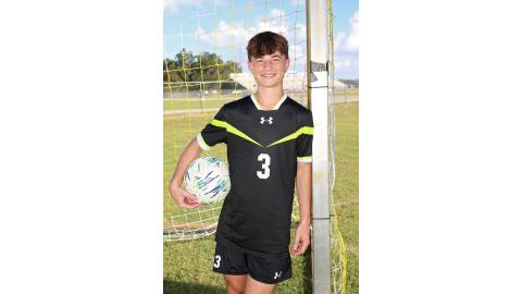 Columbia midfielder Cody Bass is the LCR’s Boys Soccer Player of the Year. (MANDI SLOAN/Special to the Reporter)