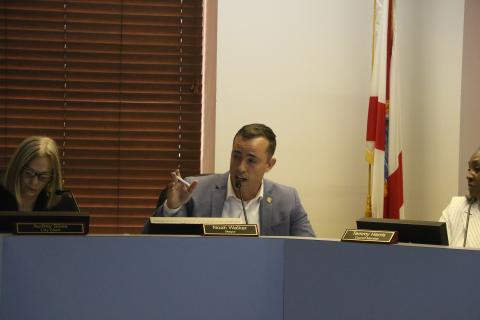Lake City Mayor Noah Walker said he’d like to see the city take other avenues like annexation to raise revenue instead of increasing the millage rate. (MORGAN MCMULLEN/Lake City Reporter)
