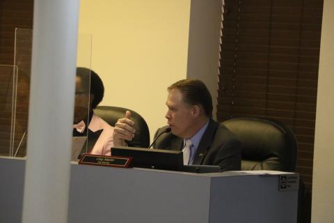 Lake City Attorney Clay Martin said he’d be interested in applying to be the city’s full-time counsel during Monday’s meeting. (MORGAN MCMULLEN/Lake City Reporter)