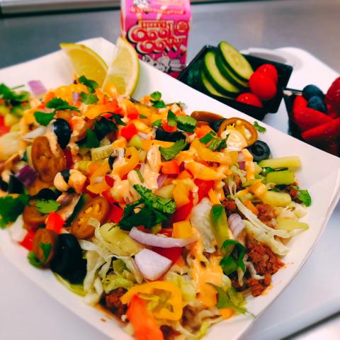 The Columbia County School District received national recognition for its ‘customization bars,’ which allow students to build their own lunches. (COURTESY COLUMBIA COUNTY SCHOOLS)
