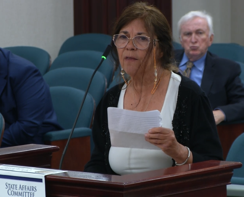 Judith McClure, a White Springs resident, said the town’s history would remain even if the town government is dissolved. (COURTESY)