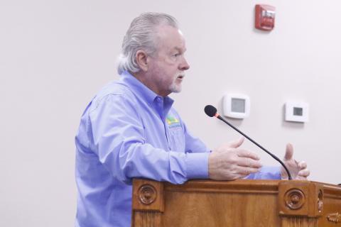 Suwannee County Administrator Greg Scott is expected to be on leave for 4-6 weeks after having heart surgery this week. (FILE)