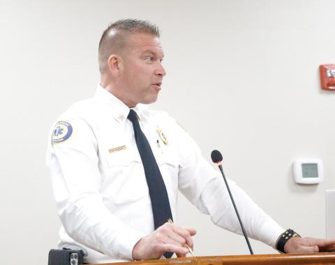 Suwannee County Fire Chief Dan Miller said the partnership with Air Methods will allow the department to grow and add more positions in the future, while also enhancing the training and service provided to the county’s residents. (JAMIE WACHTER/Lake City Reporter)