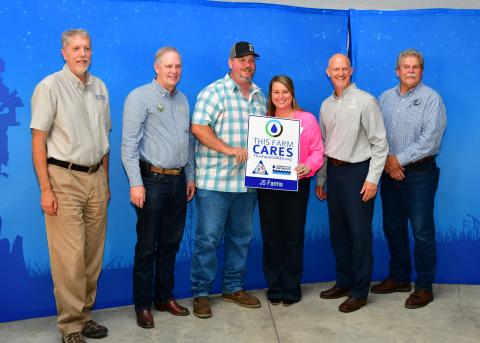 Columbia County’s J5 Farms (Bryan Jones) received a County Alliance for Responsible Environmental Stewardship (CARES) Award from the Florida Farm Bureau. (ROB WOLFE/Lake City Reporter)