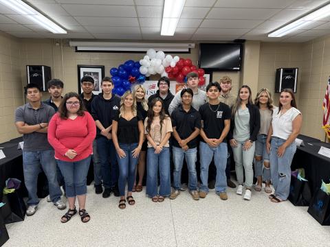 RIVEROAK Technical College honored 18 students Tuesday with a SkillsUSA National Signing Day event. The event recognized students who plan to pursue a career in the skilled trades. (COURTESY)