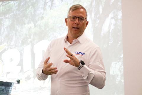 CLASH Endurance chief operating officer Andre Lapar said the Old Florida Gravel cycling event set for November is a way to establish ‘Columbia County as a cycling destination.’ (JAMIE WACHTER/Lake City Reporter)