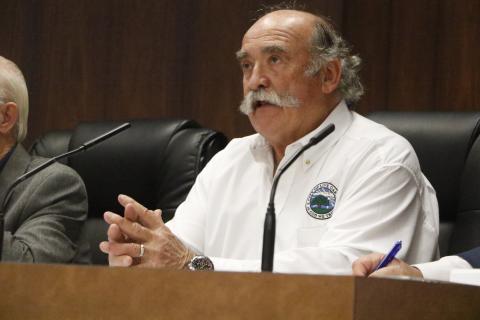 Live Oak City Manager Larry Sessions said the city had the opportunity to possibly lease the old Dodge dealership on the west side of town as its new home for public works. (JAMIE WACHTER/Lake City Reporter)