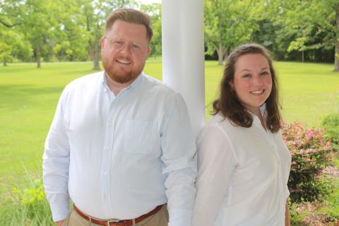 Trace Wilkinson and Alexa Hatcher-Wilkinson began dating in the eighth grade at Fort White Middle School. The 2015 Fort White High graduates are now married and have advanced degrees. (TONY BRITT/Lake City Reporter)
