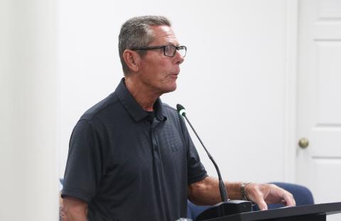 George Hudson thanked the Lake City Council for its work on the park hours at Lake Montgomery and Campbell Park. (MORGAN MCMULLEN/Lake City Reporter)