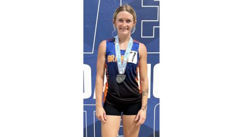 Branford state medalist Alex Whitfield is the LCR’s Girls Track & Field Athlete of the Year. (COURTESY)