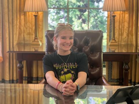 Columbia High rising senior Lilla Chapman is Florida’s representative on the National Rural Electric Cooperative Association Youth Leadership Council. Chapman will return to Washington D.C. later this month for the next step in the Youth Tour process. (COURTESY)