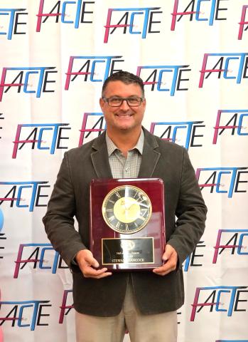 Lafayette High Principal Stewart Hancock was elected to the Florida Association for Career and Technical Education Hall of Fame last week. (COURTESY)
