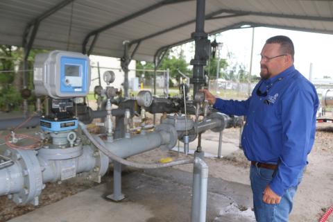 Lake City Executive Director of Utilities Steve Brown said the city will be conducting safety checks on the city’s natural gas pipelines as well as the lateral gas line coming in. (TONY BRITT/Lake City Reporter)