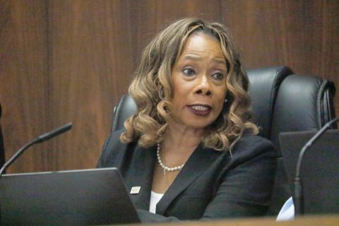 Live Oak Councilwoman Vanessa Brown Robinson said she would not stop pushing on getting answers on what caused the city to lose $450,000 in a cyber attack in February. (JAMIE WACHTER/Lake City Reporter)