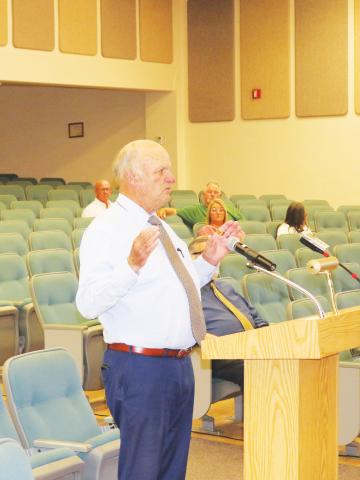 Richard Powell said state revenues aren’t keeping up with growth rates in Columbia County’s operations. (TONY BRITT/Lake City Reporter)