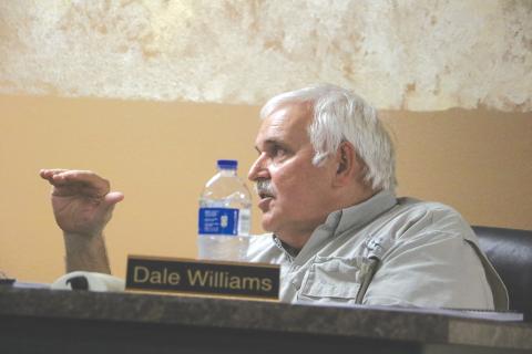 Lake Shore Hospital Authority Executive Director Dale Williams asked for the Board’s opinion on the City of Lake City expressing interest in 11.2 acres of land near NE Lake Drive. (MORGAN MCMULLEN/Lake City Reporter)