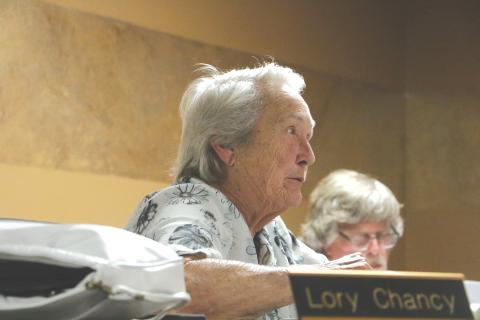 Lake Shore Hospital Authority Secretary/Treasurer Lory Chancy expressed concern over Meridian Healthcare requesting an additional evaluation of the Lake Shore campus’ main hospital building. (MORGAN MCMULLEN/Lake City Reporter)