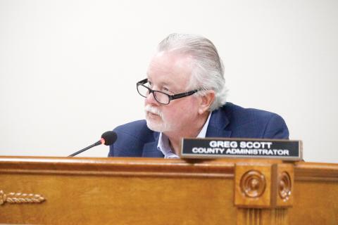 Suwannee County Administrator Greg Scott is planning to retire in September after working for 36-plus years for the county. (FILE)