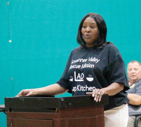 Lake City Councilwoman Tammy Harris said the improved working relationship between the city and Columbia County is going to make things better for the community moving forward. (JAMIE WACHTER/Lake City Reporter)