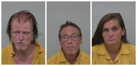 Driggers (from left), Neiswonger and Branch-Robertson