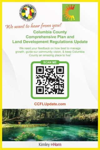 Columbia County is seeking input from property owners on what changes need to occur in the comprehensive plan and land development regulations.